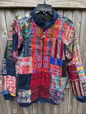 Medium patchwork zip jacket!